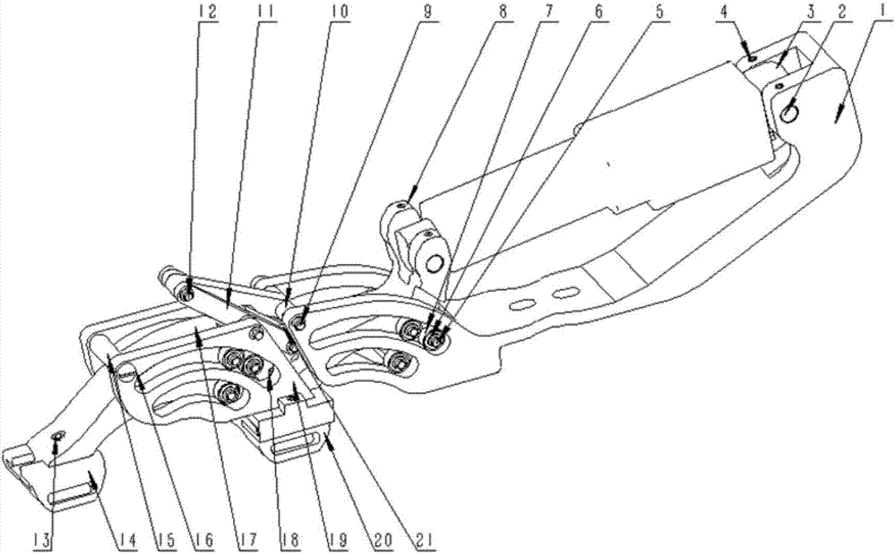 Hand rehabilitation training device with wrist rehabilitation training function