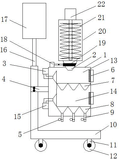 Automatic shelling device for mantis shrimps