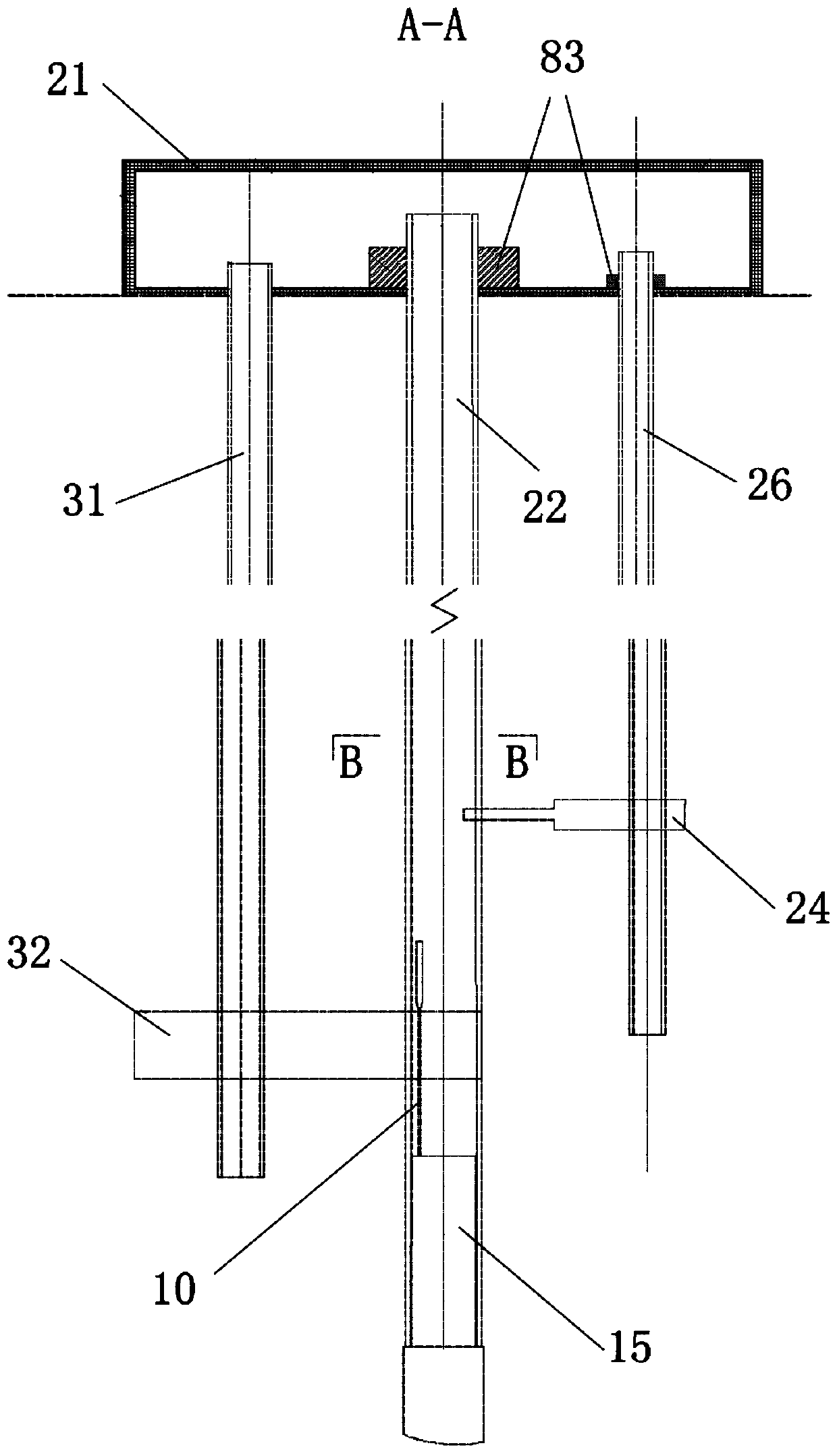 Underwater replacement system and method for in-core instrumentation in nuclear power plant