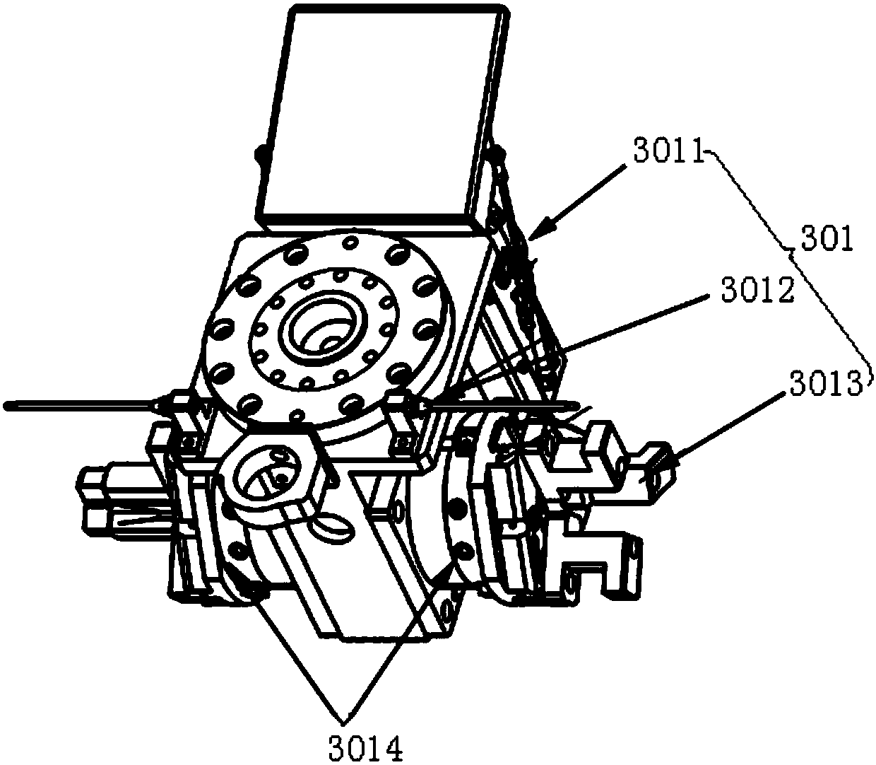 Robot intelligent processing line and robot intelligent processing method