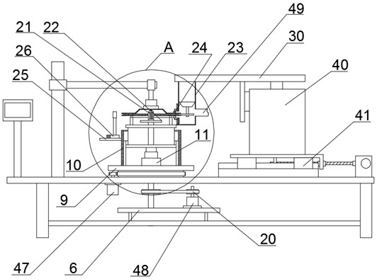 A balance test system for vehicle brake discs