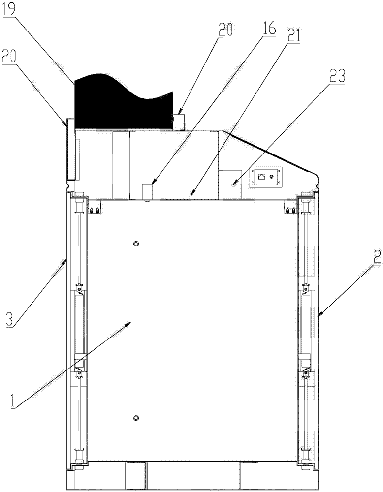 In-wall intelligent express delivery cabinet