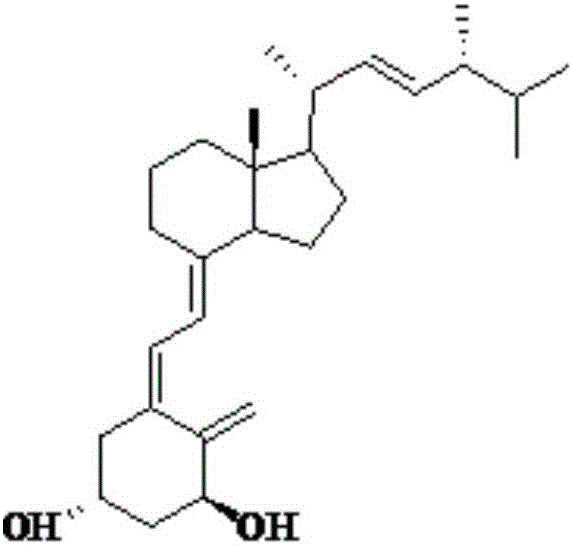 Detection method used for measuring doxercalciferol and impurities contained by doxercalciferol