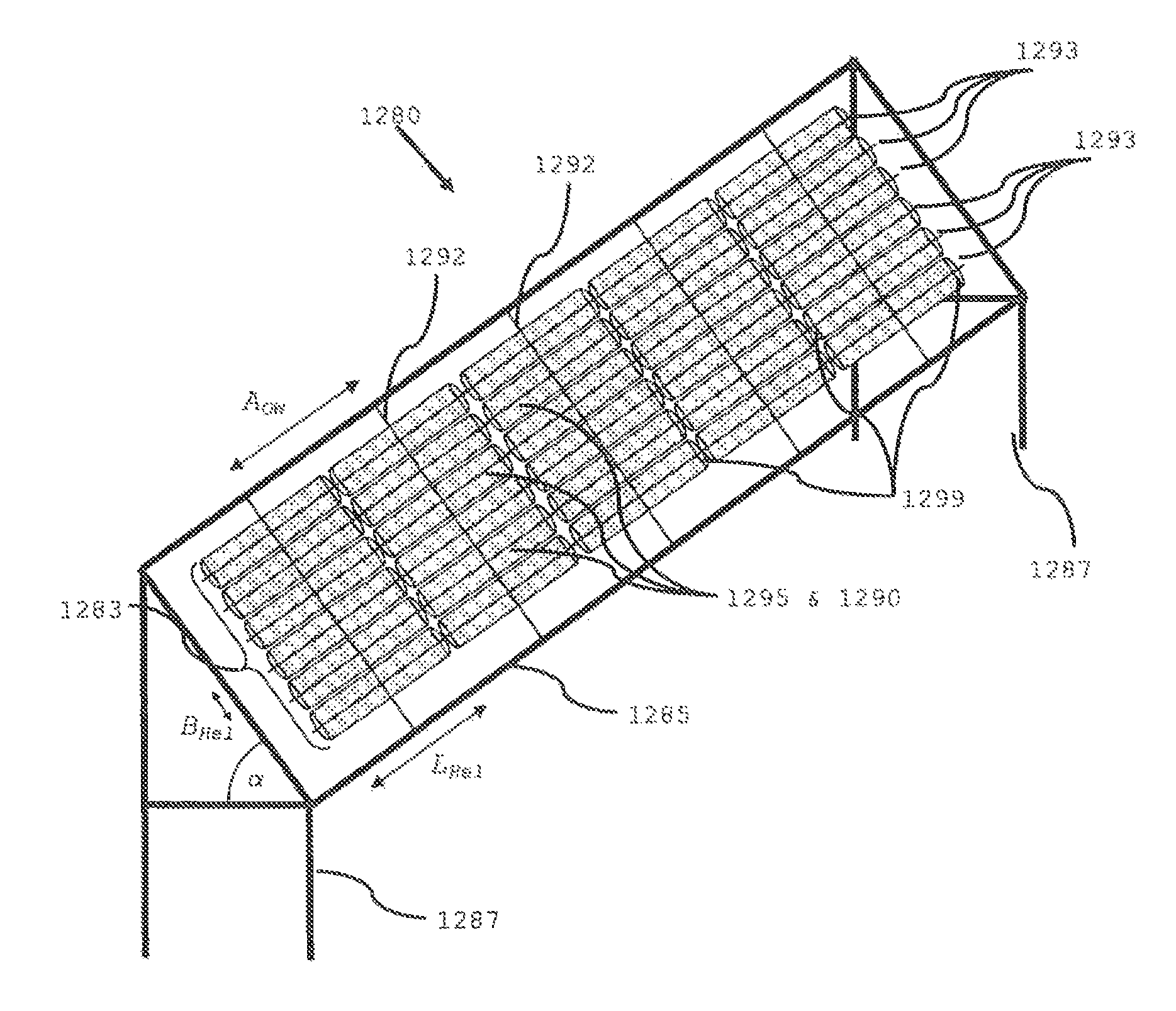 Central receiver solar system comprising a heliostat field