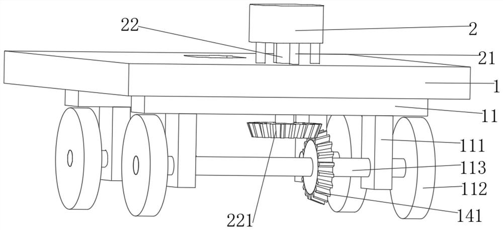 Disinfection device for livestock farm