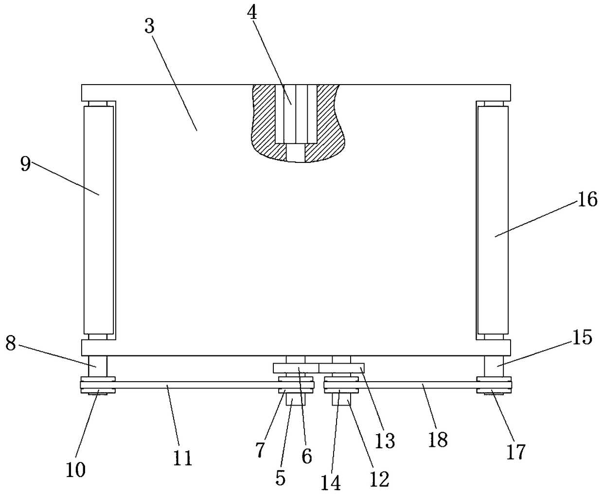 Multifunctional temporary operating table for field war operation