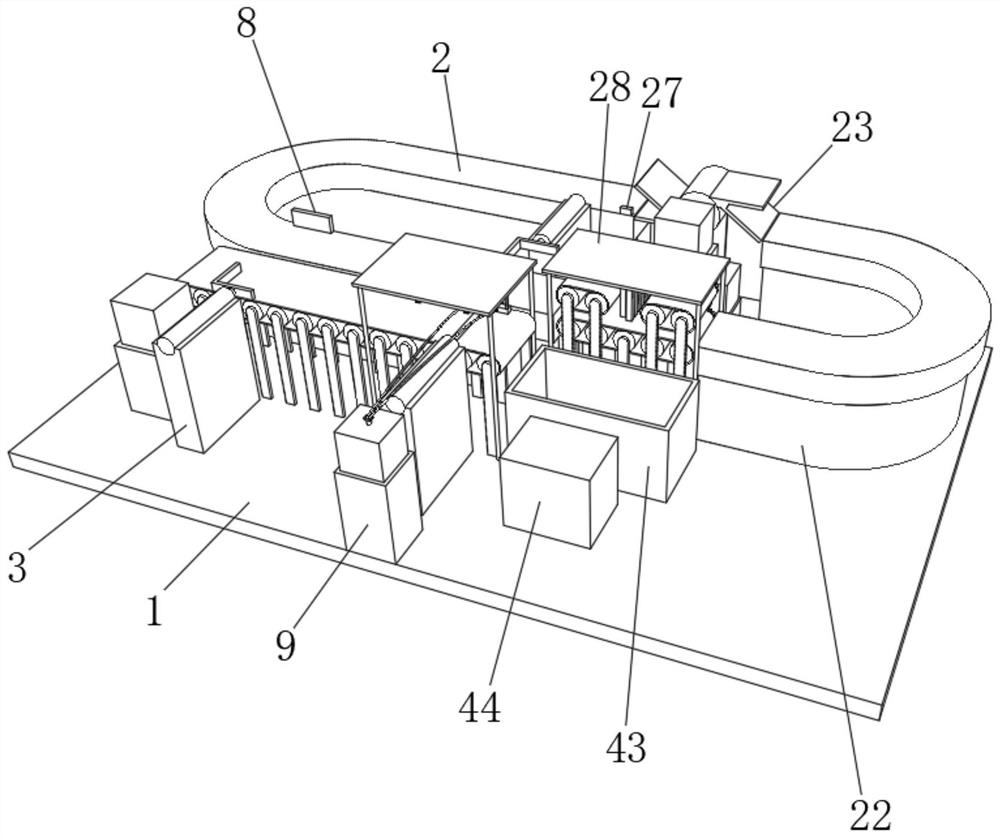 Aluminum piece product detection device based on digital test technology