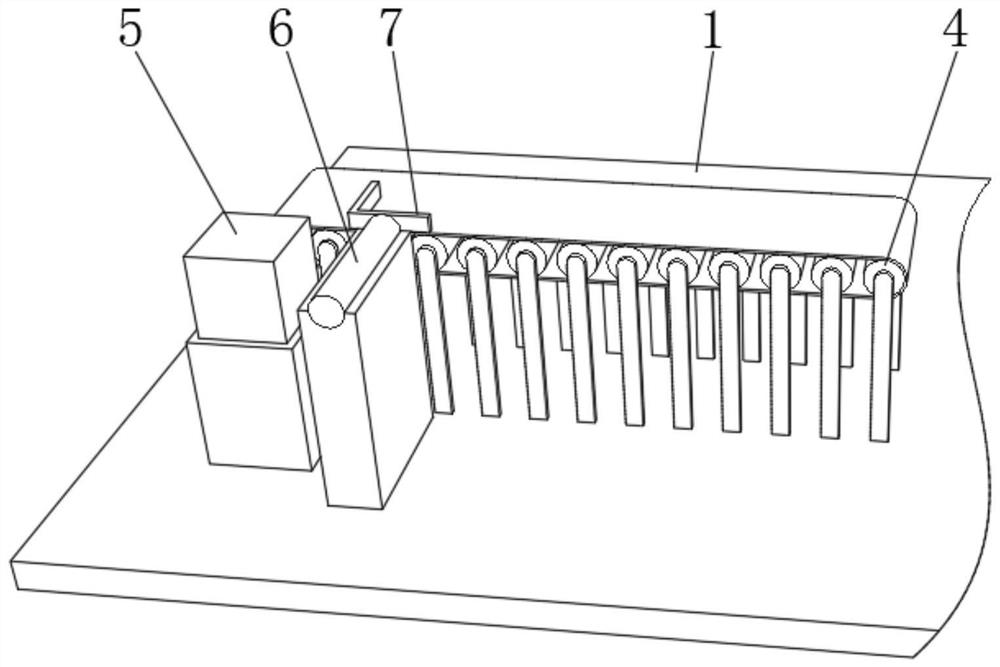 Aluminum piece product detection device based on digital test technology