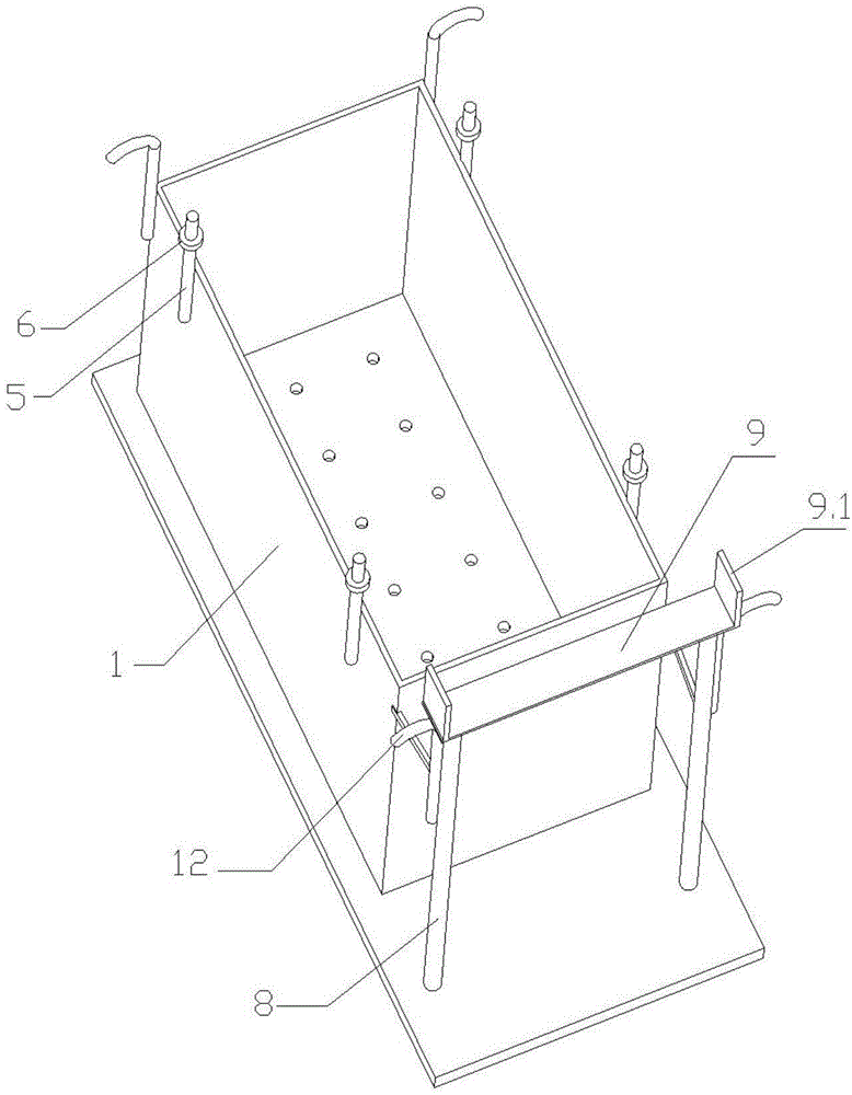 Gating system for casting chemical standard blanks