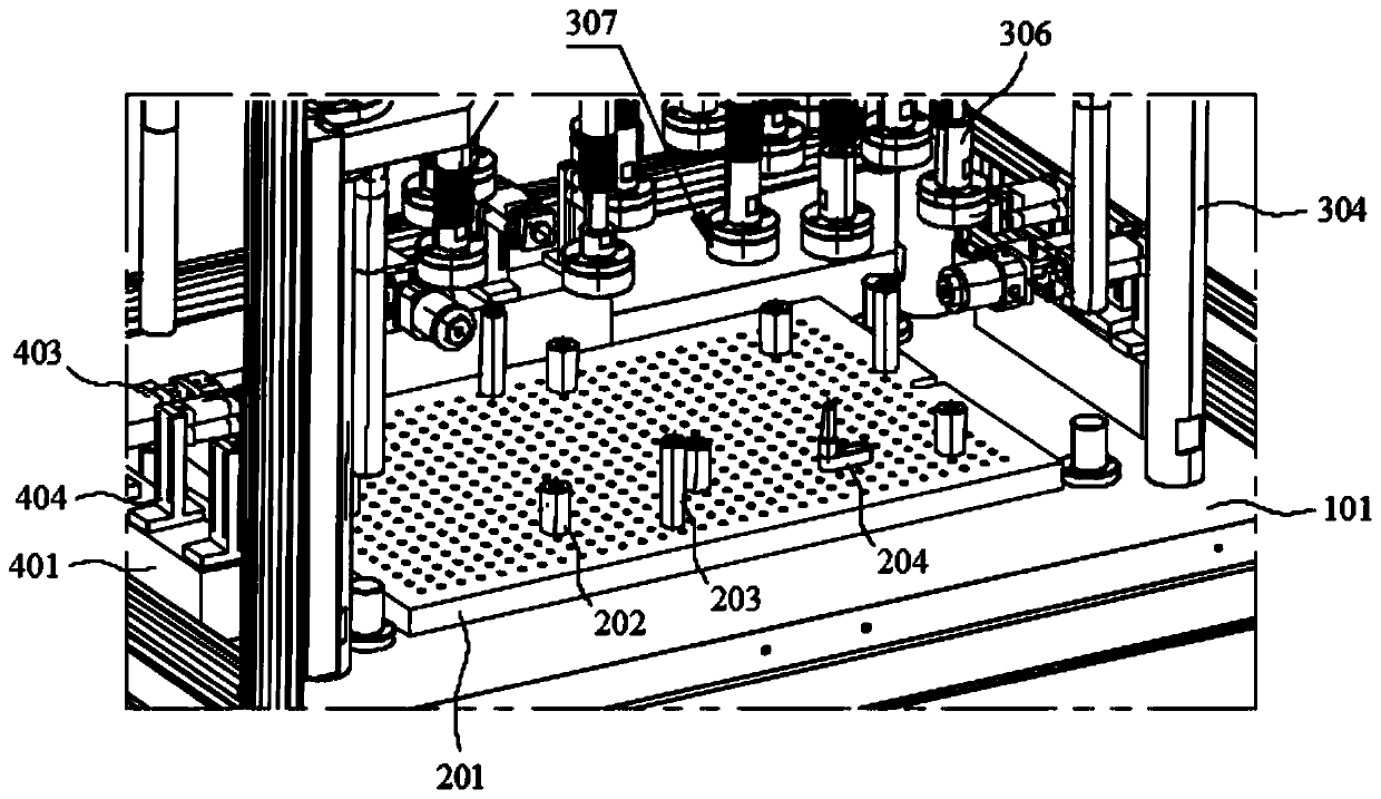 Air impermeability detection device and detection method applicable to communication box assembly