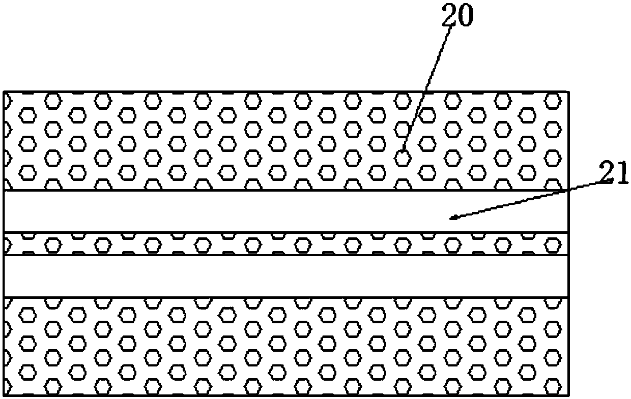 Seed water separation device for planting forage grass in animal husbandry