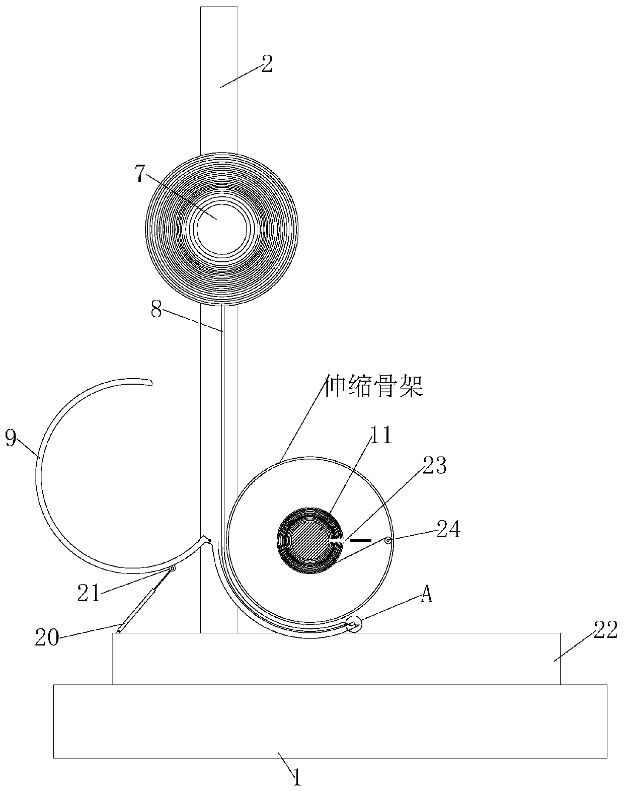 High-temperature-resistant aluminum foil stretchable air pipe manufacturing technology