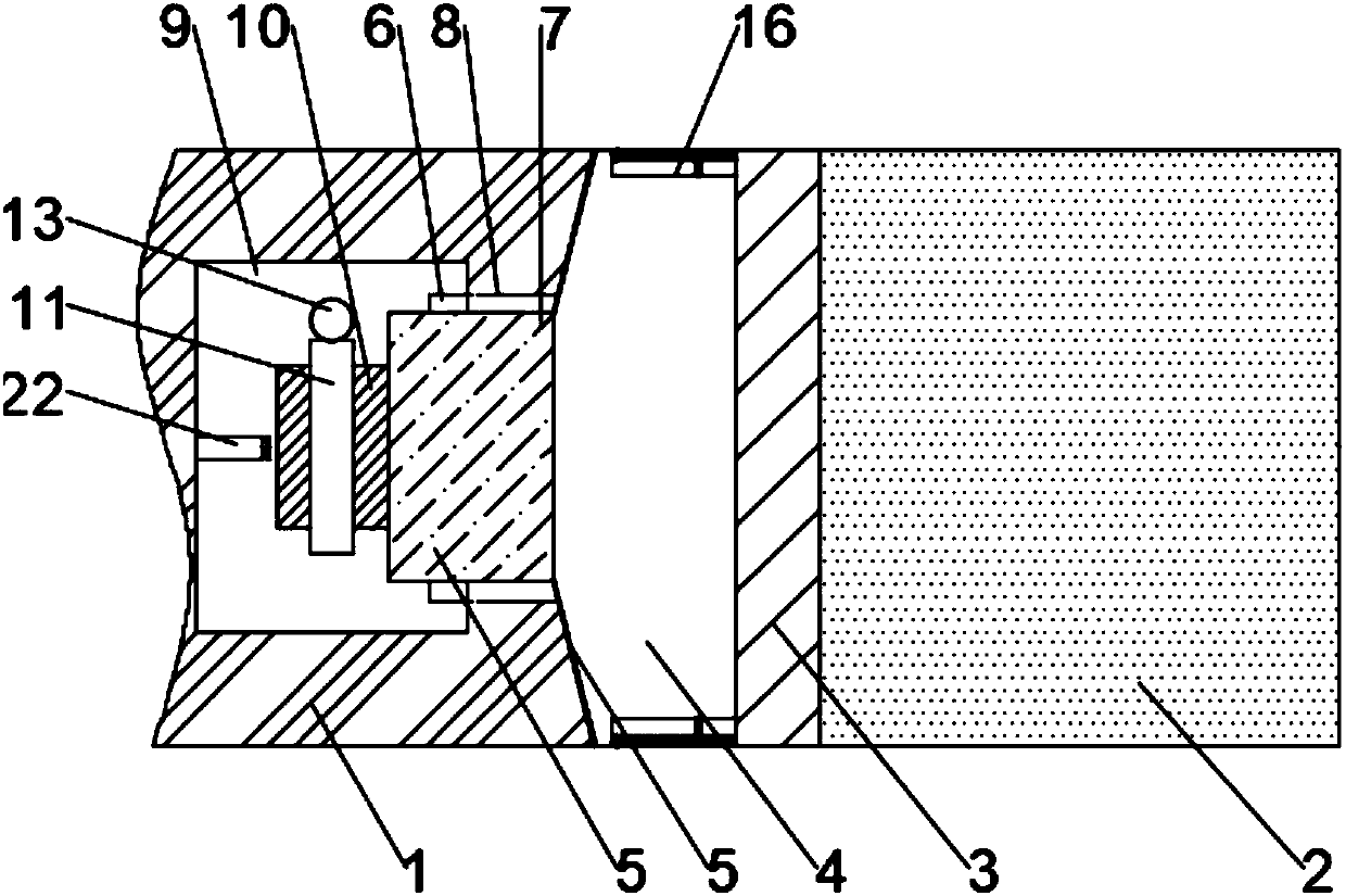 Separating device of booster for aircraft