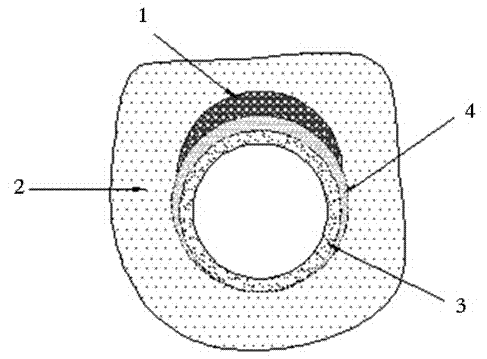 Modified thixotropic slurry and preparation method thereof