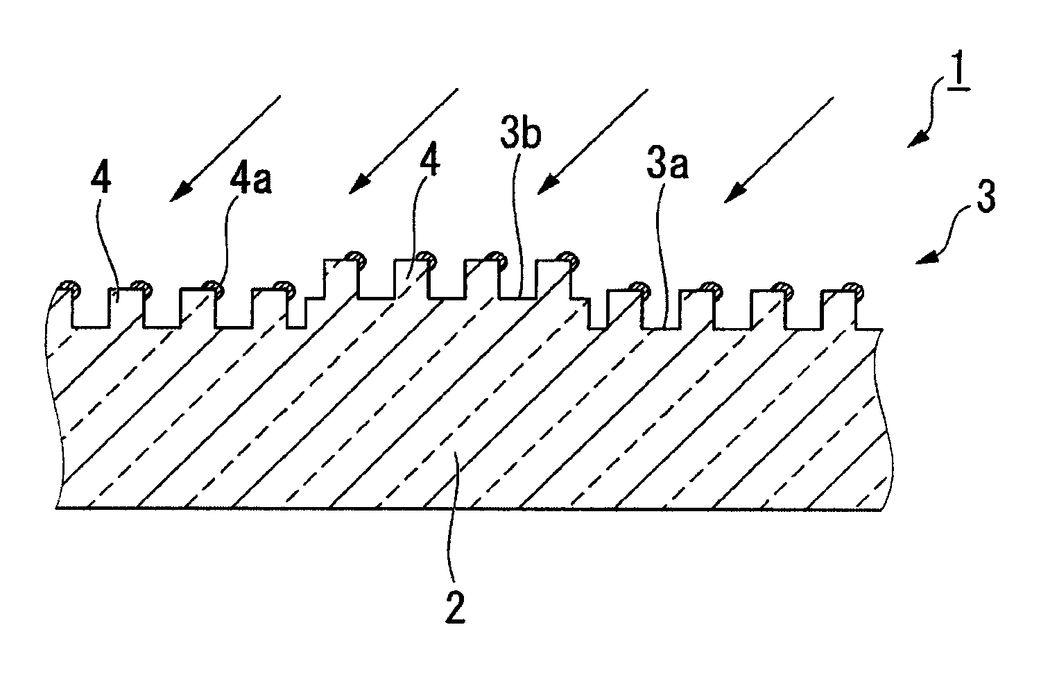 Method for manufacturing an optical element to polarize and split incident light