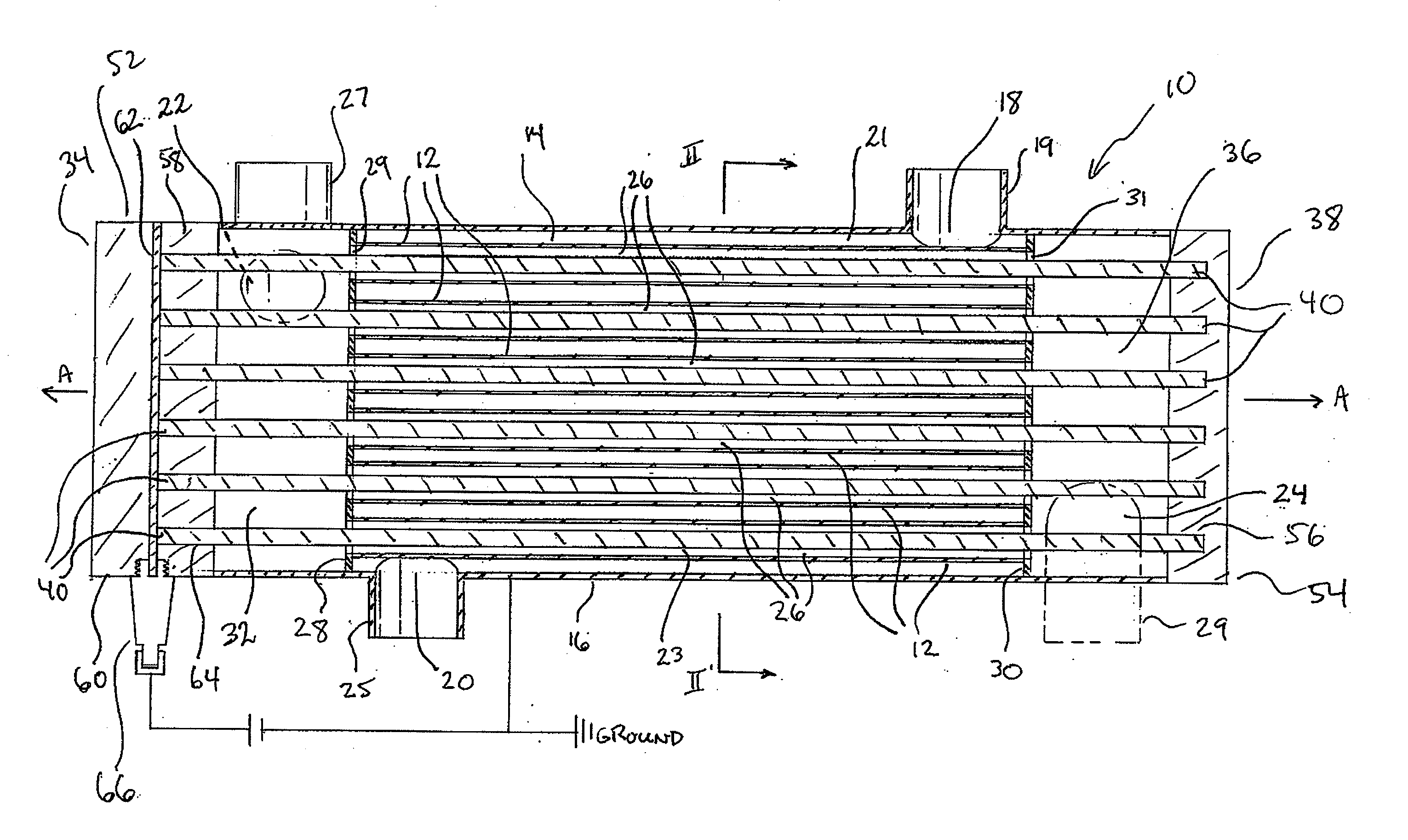 Combined egr cooler and plasma reactor