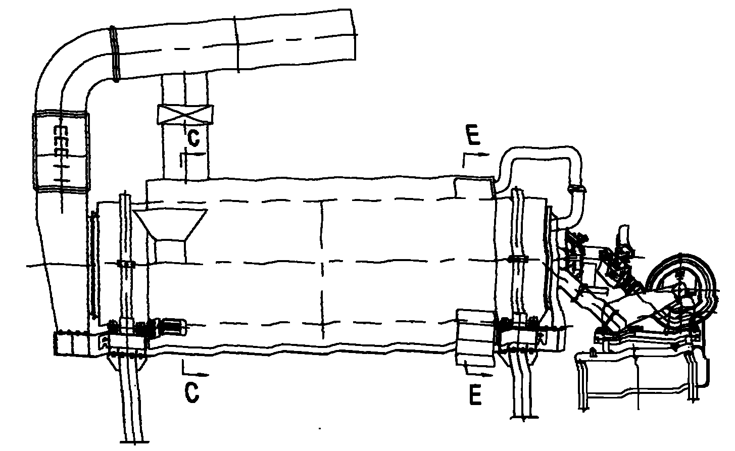 Heating and drying roller