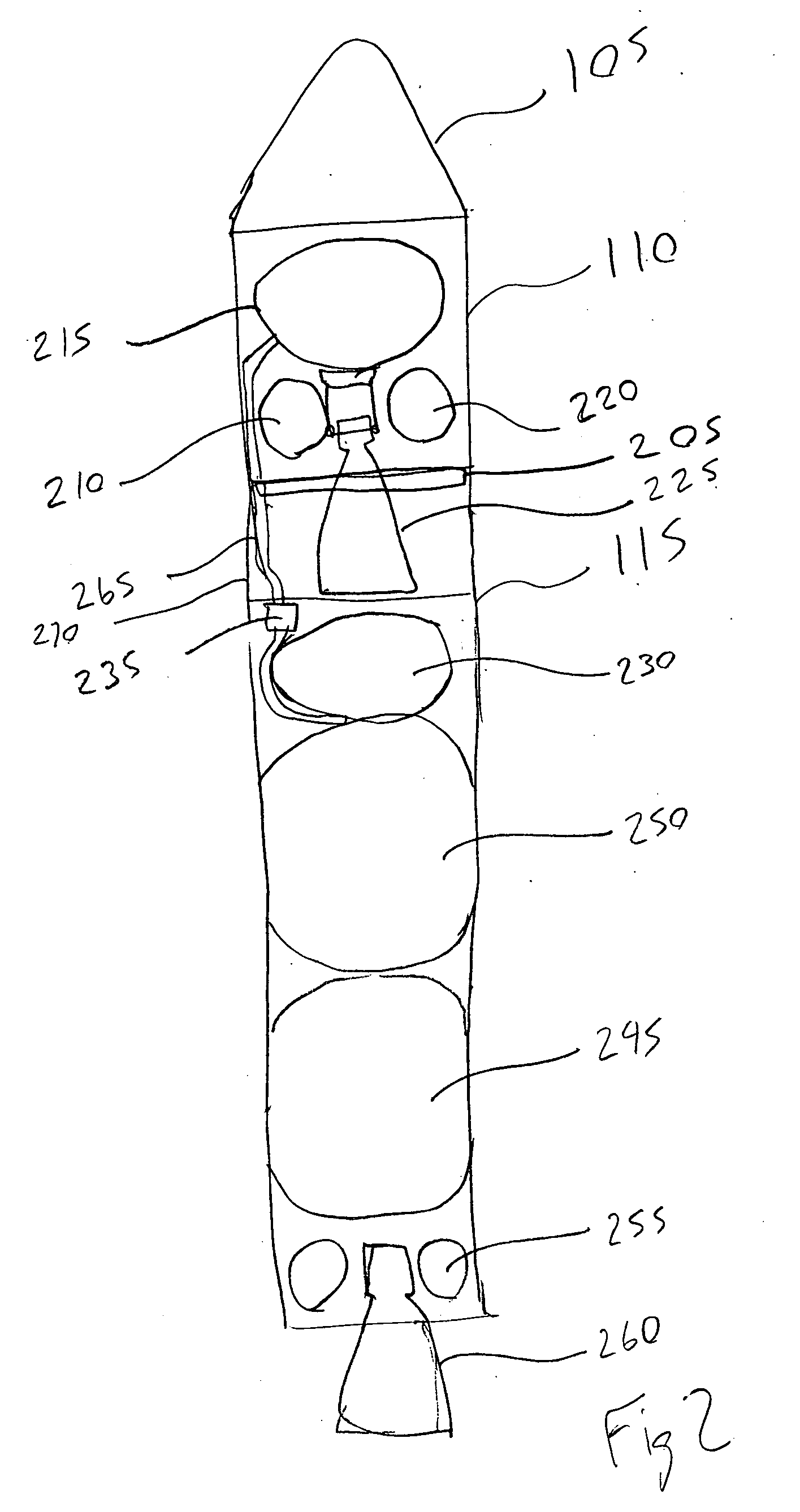 Launch vehicle crew escape system