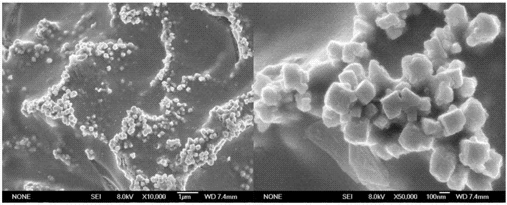 Preparation method of modified graphene supported precious metal oxide anode