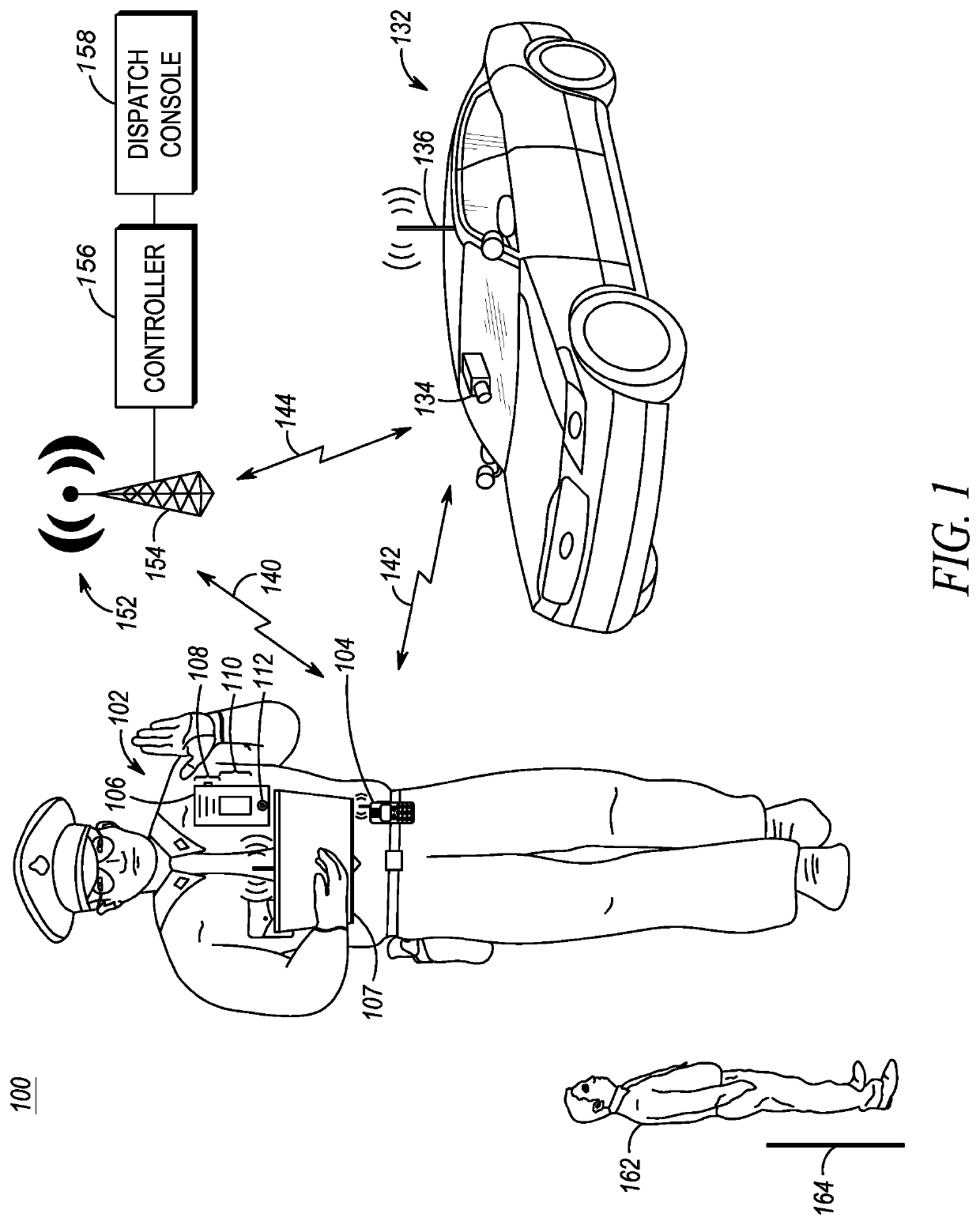 Guardian system in a network to improve situational awareness at an incident