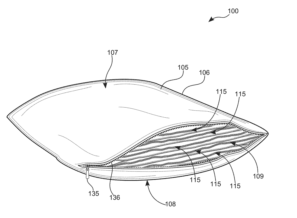 Height adjustable pillow