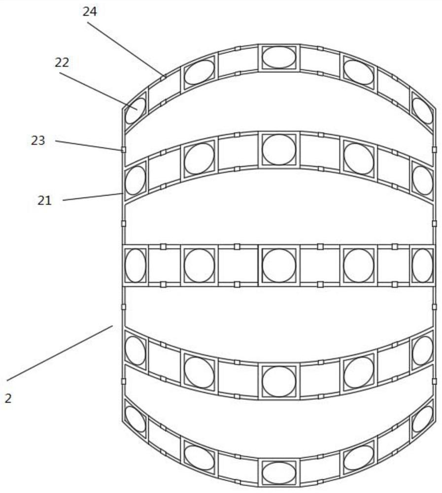 High-power variable ultraviolet light source curing device and curing method thereof