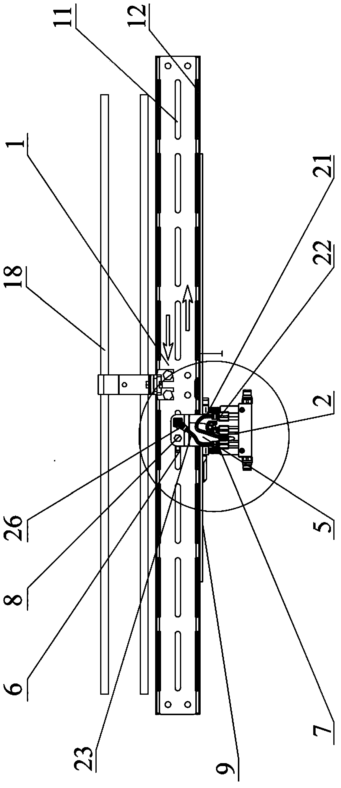 Self-lubrication device for conveying production line