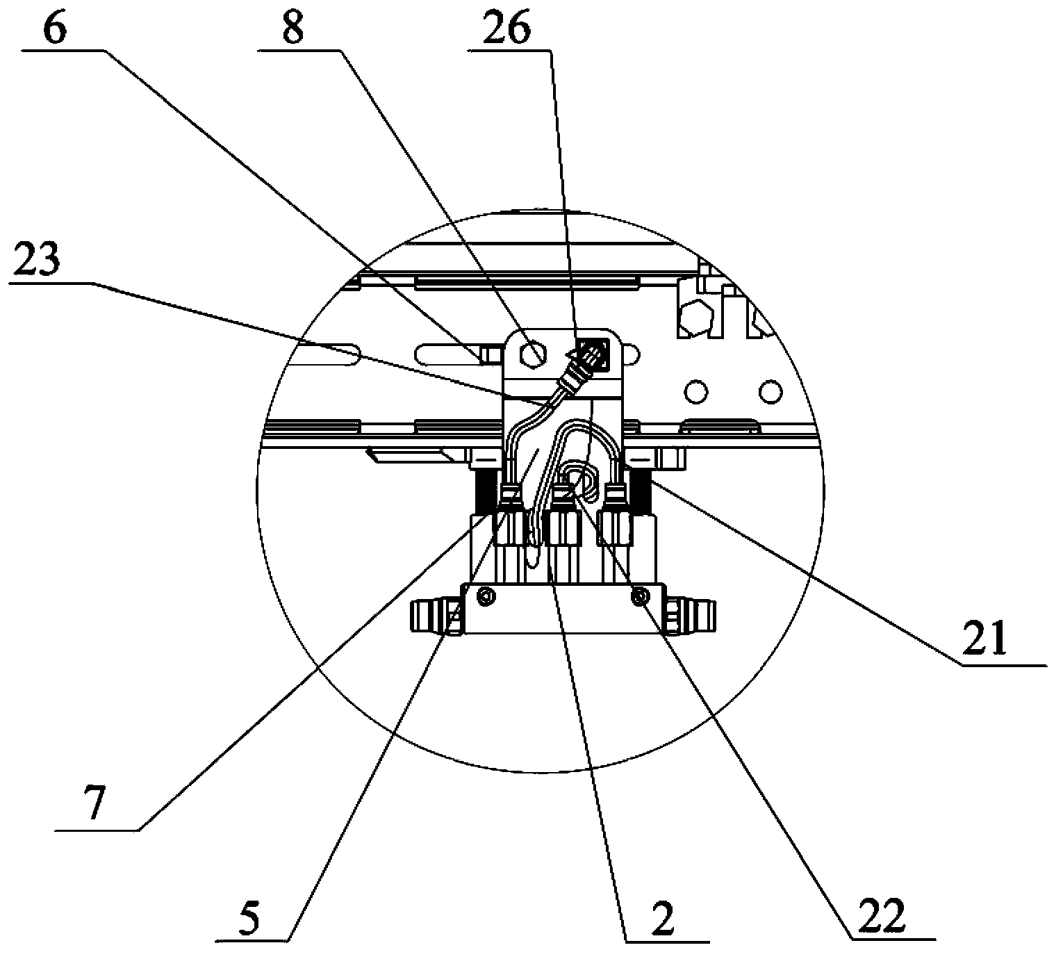 Self-lubrication device for conveying production line