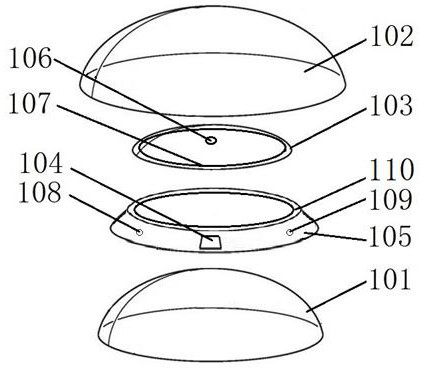 Zoom hard contact lens and manufacturing method thereof