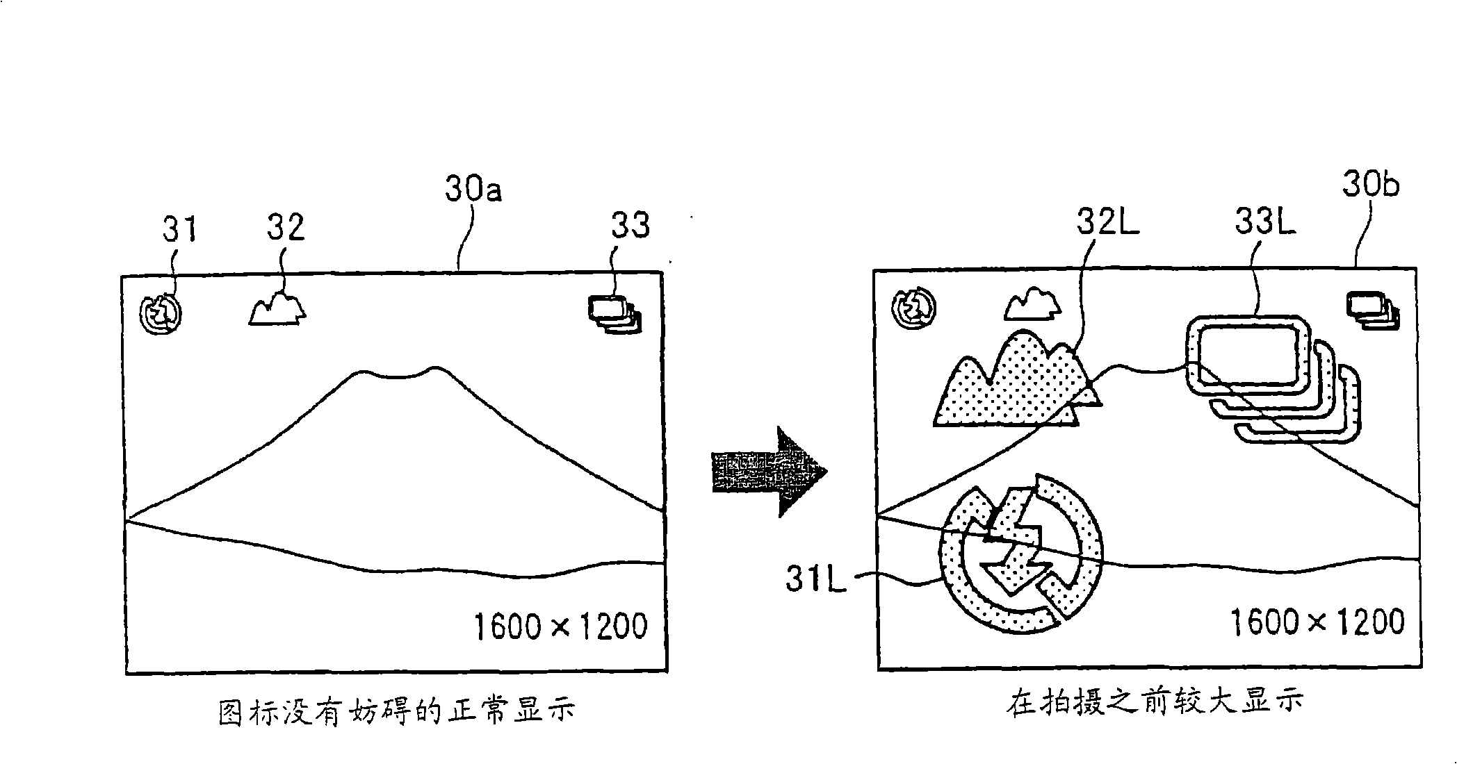 Electronic apparatus with display unit, information-processing method, and program for making computer execute the same method