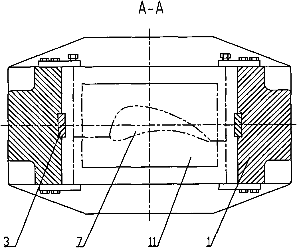 Universal hold-down mechanism of steam turbine blade drill jig