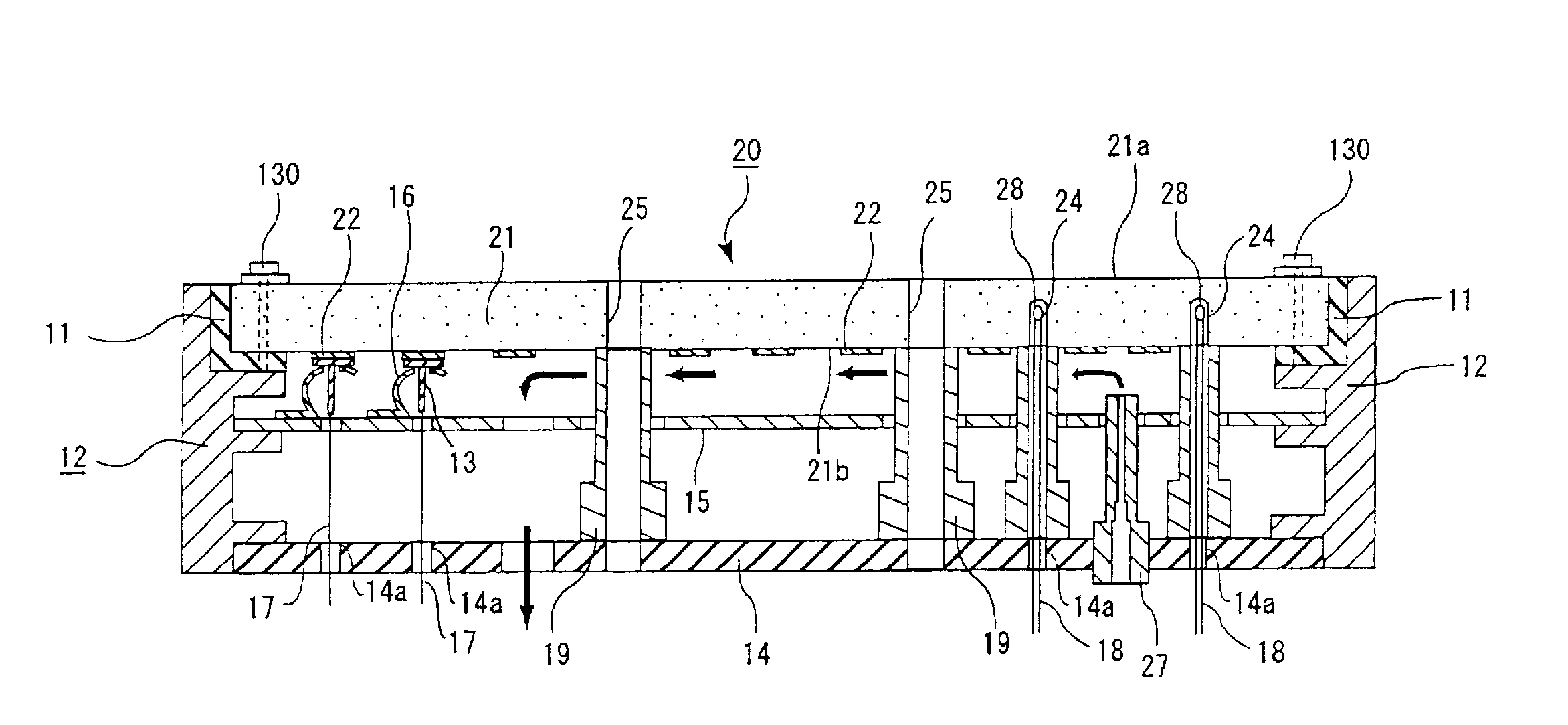 Device used to produce or examine semiconductors