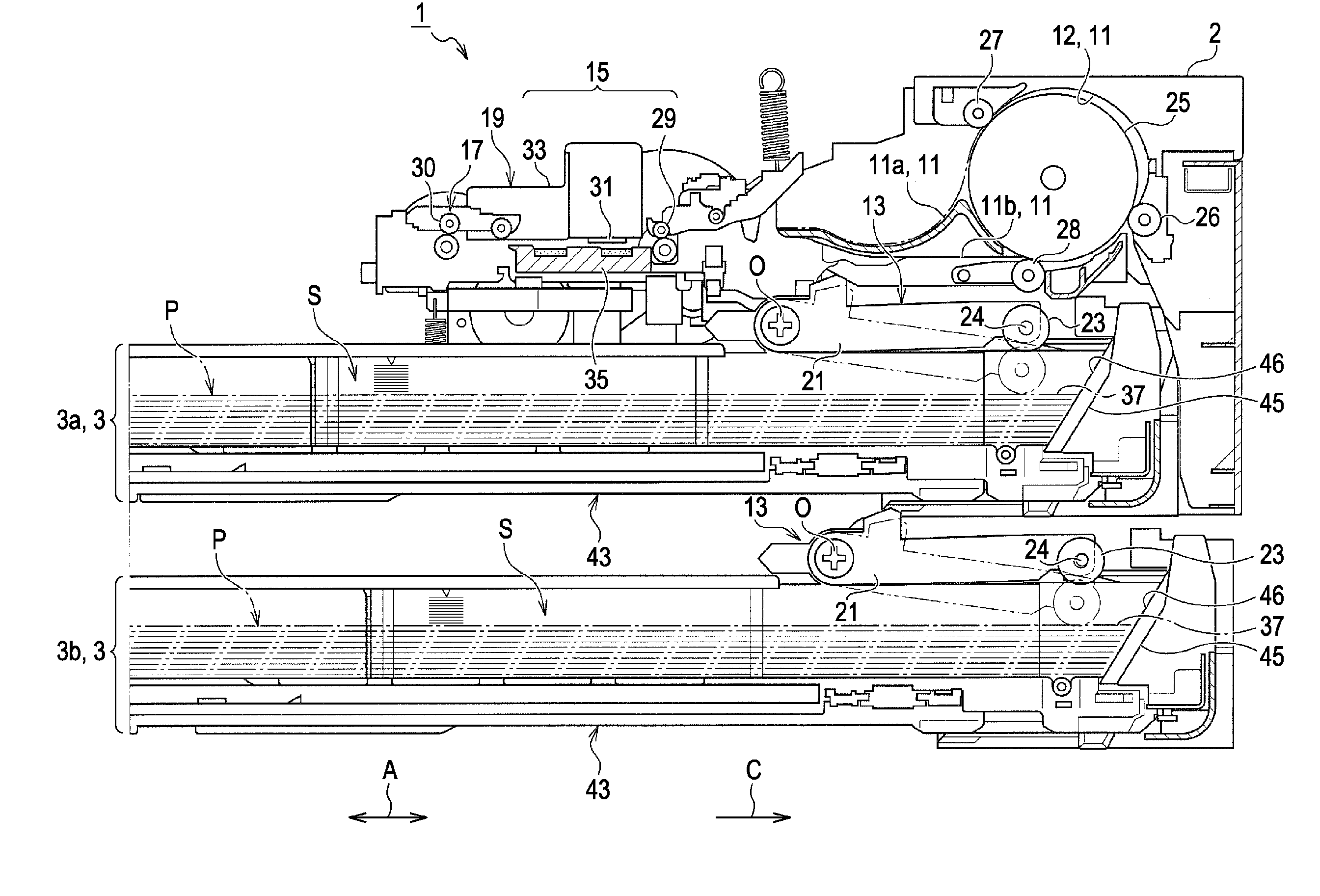 Recording material feed cassette and recording apparatus