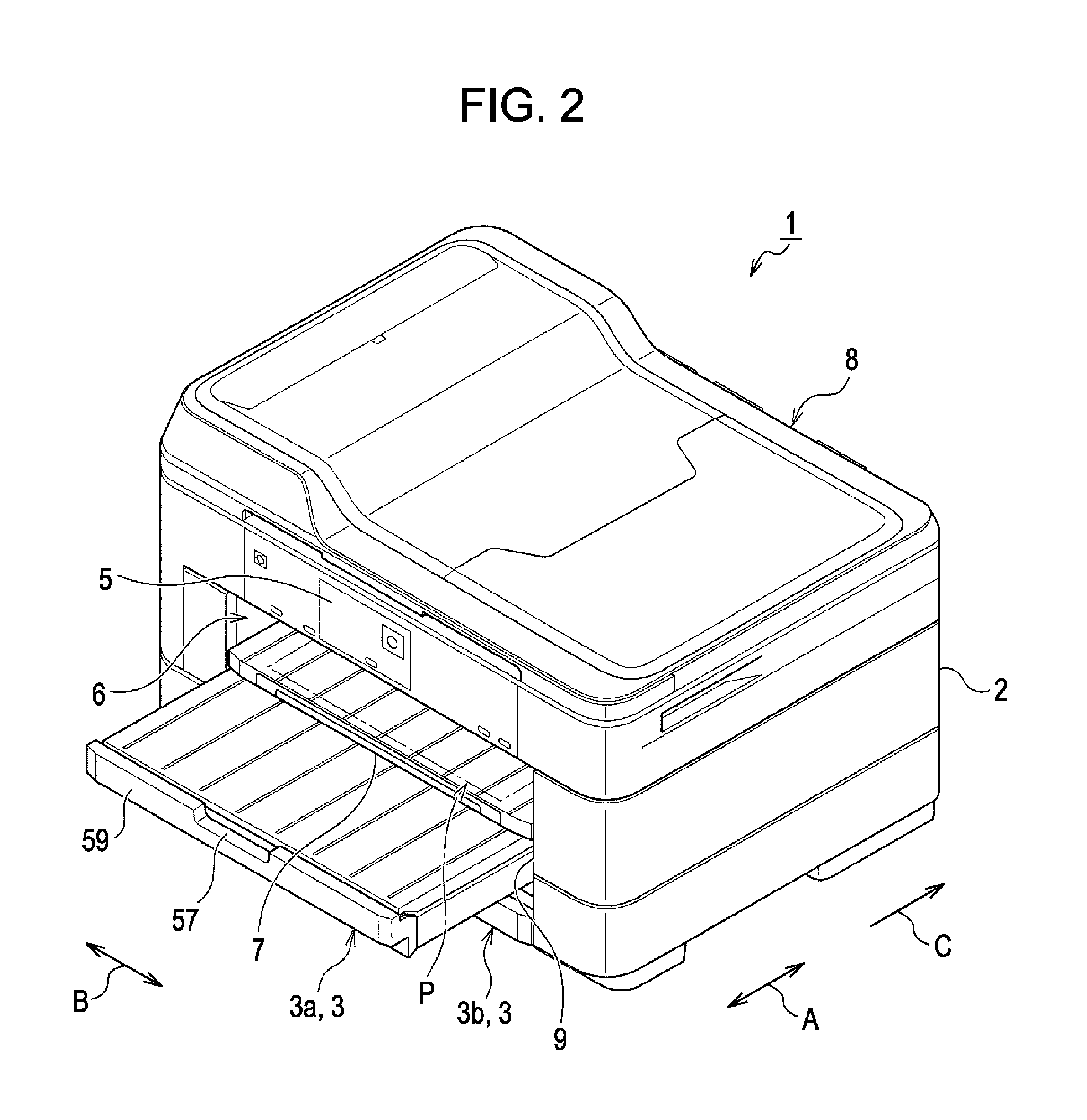 Recording material feed cassette and recording apparatus