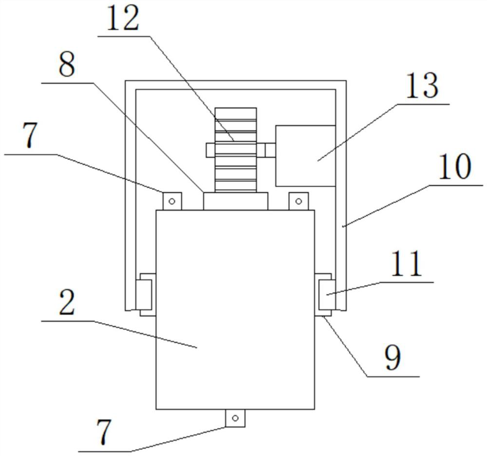 Telescopic movable wet spraying mechanical device