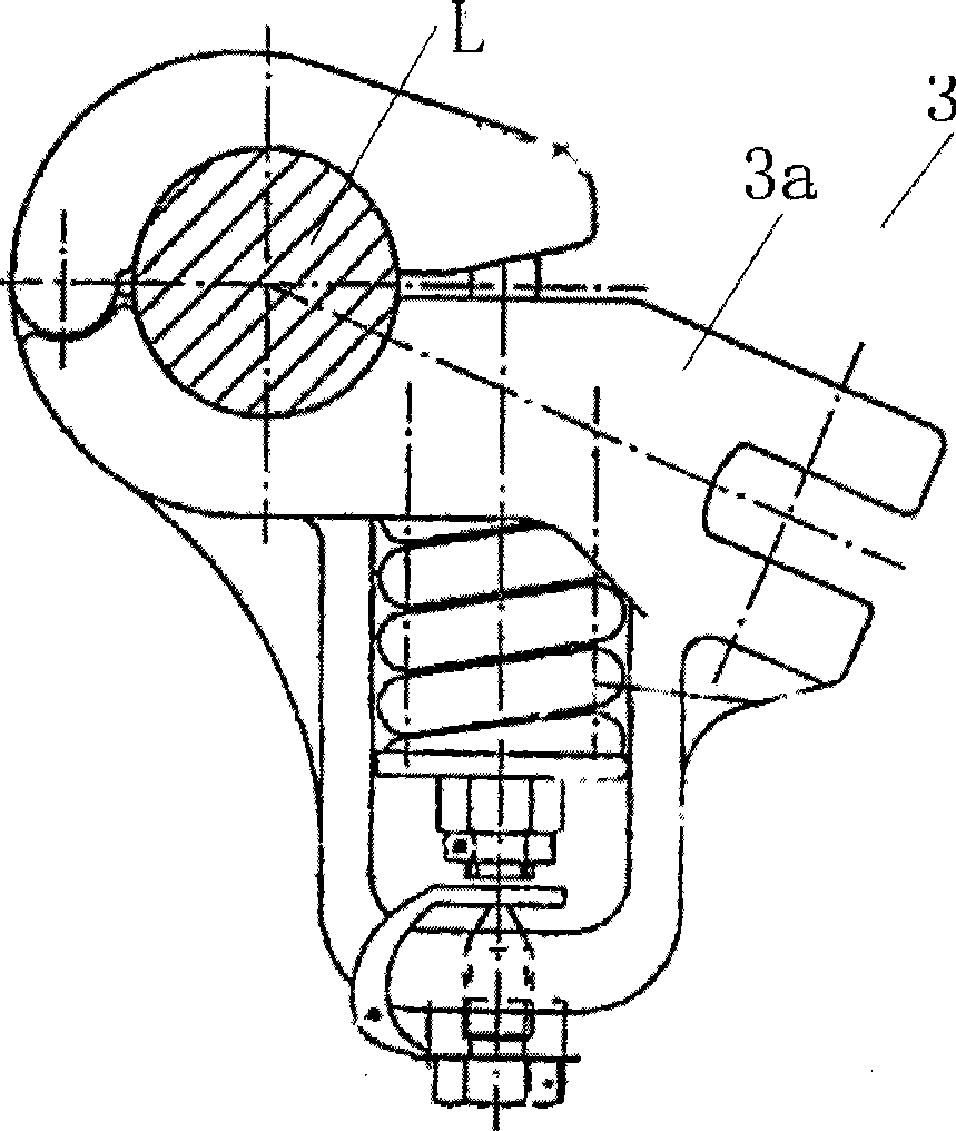 Cable clip rotary type anti-bouncing spacer