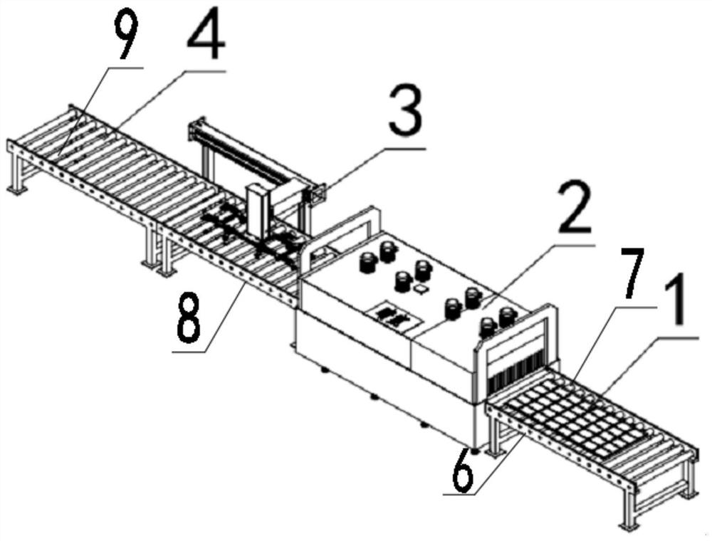 Photovoltaic module recovery device and method based on EVA light passivation mechanism