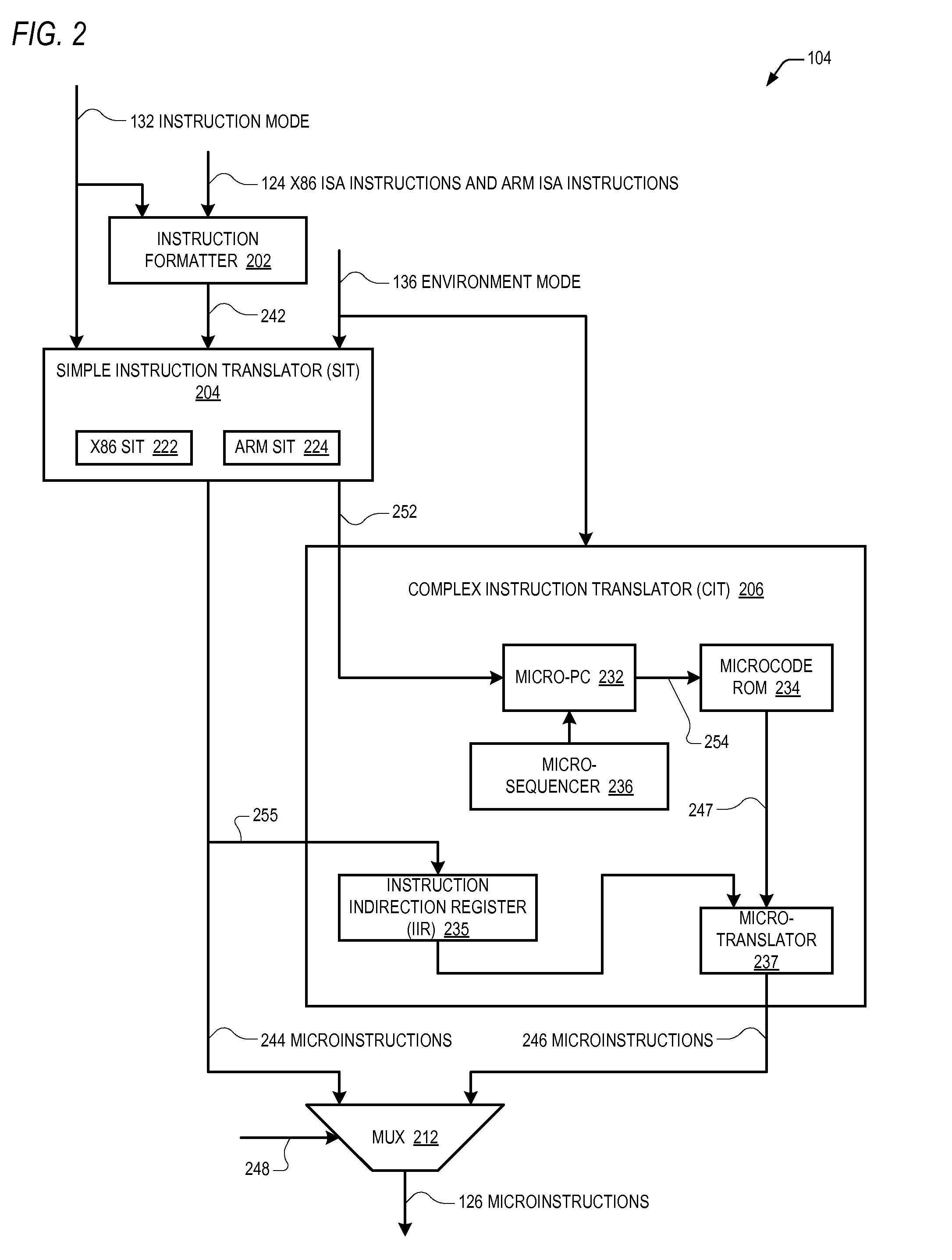 Multi-core microprocessor that performs x86 isa and arm isa machine language program instructions by hardware translation into microinstructions executed by common execution pipeline