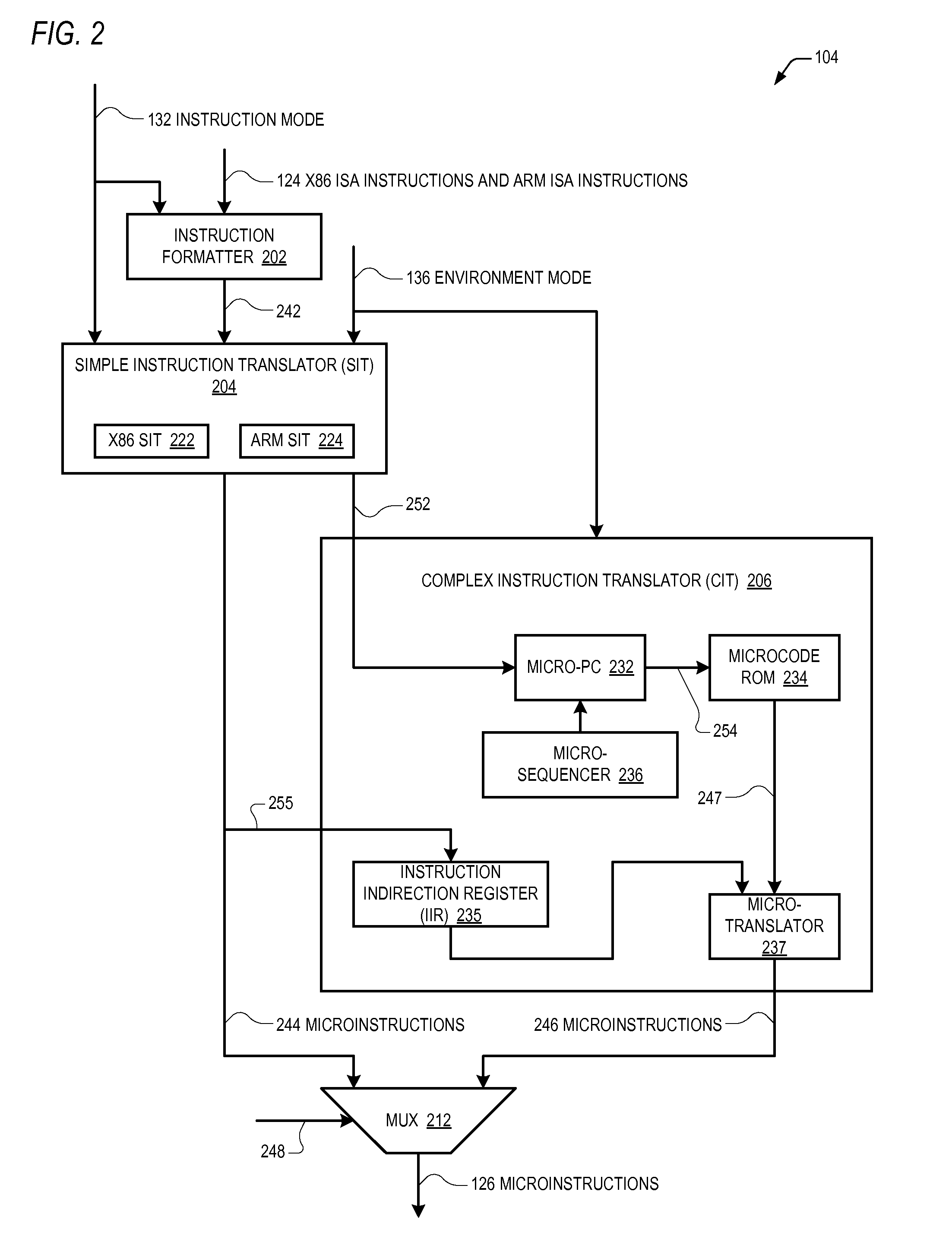 Multi-core microprocessor that performs x86 isa and arm isa machine language program instructions by hardware translation into microinstructions executed by common execution pipeline