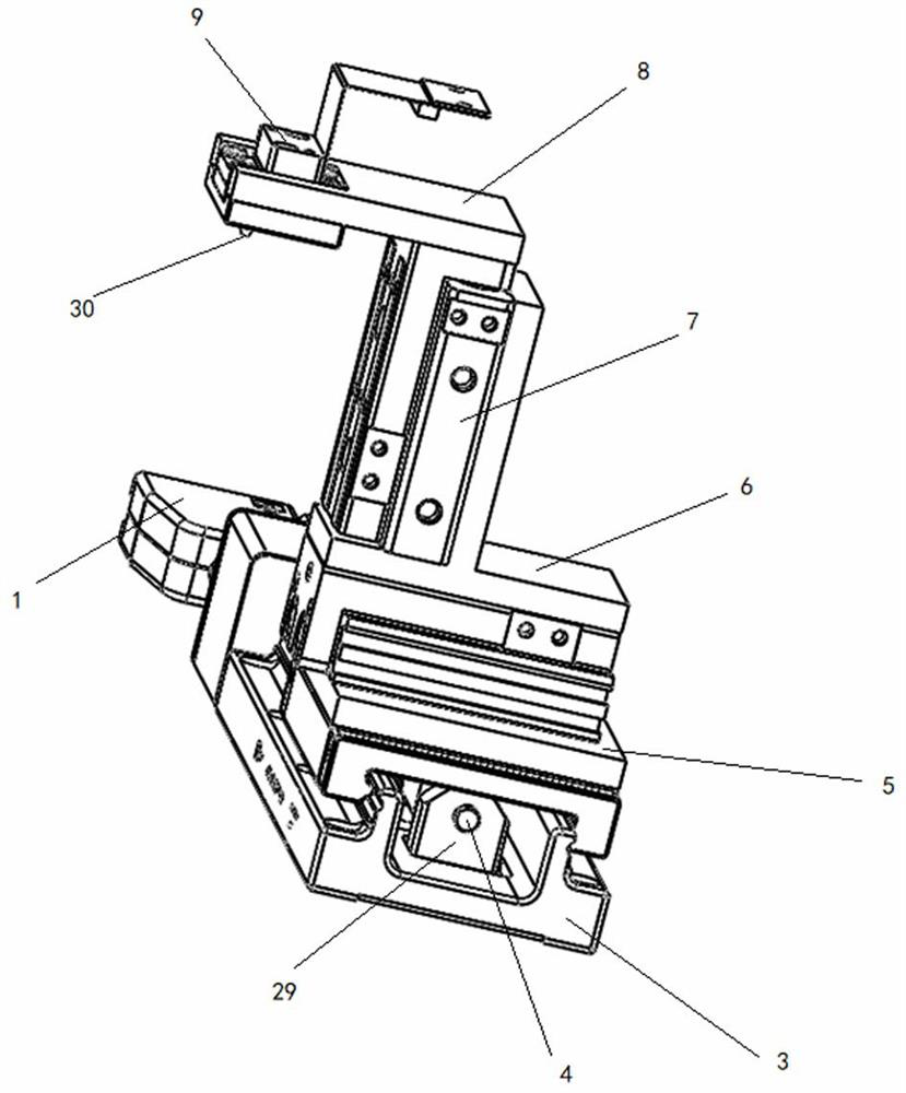 A micro LED intelligent crimp lighting detection device and detection method thereof