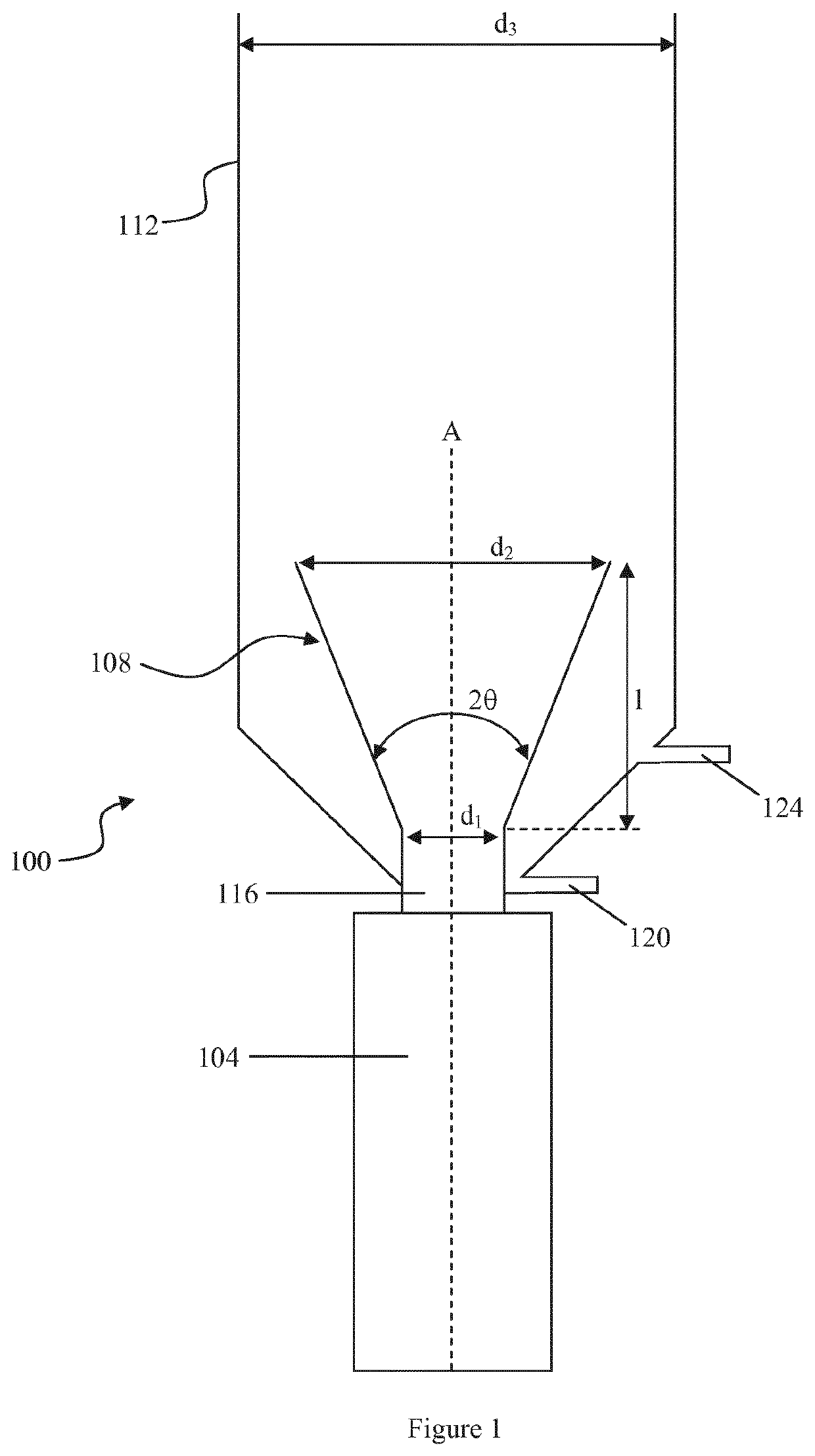 Electroflotation apparatus having an outlet pipe with a low turbulence orifice