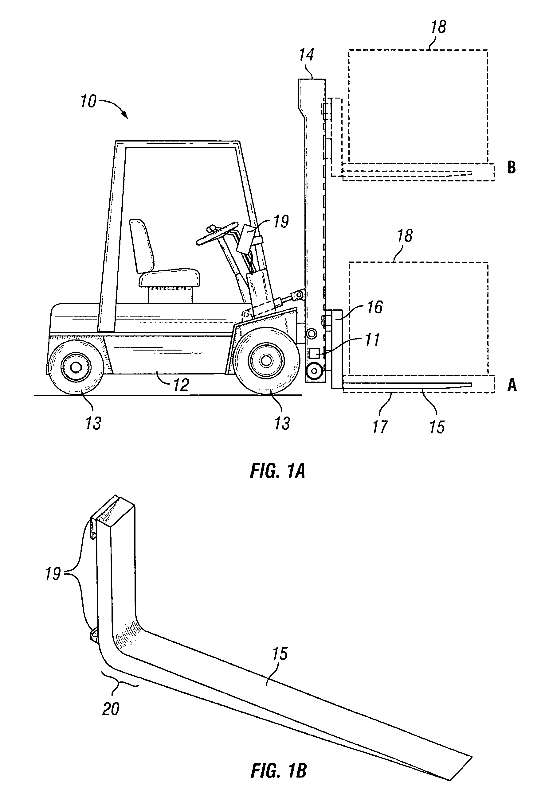 Forklift safety sensor and control system