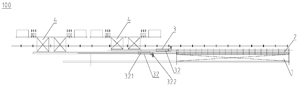 Cooling bed discharging and finishing process production line and control method thereof