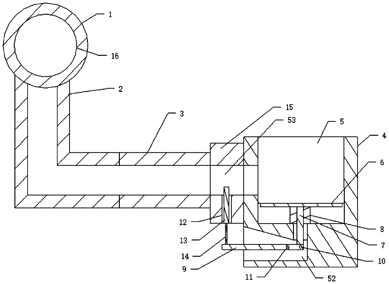 An environmental protection slope protection cement delivery pipe