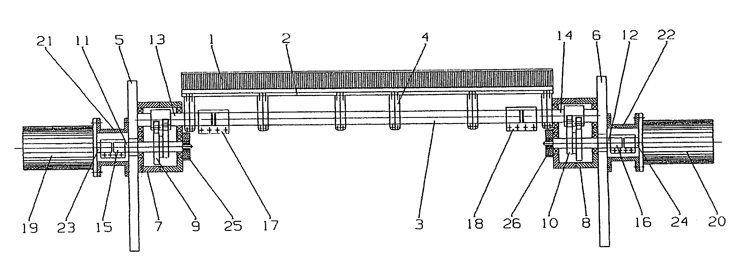 Reed drive of a loom