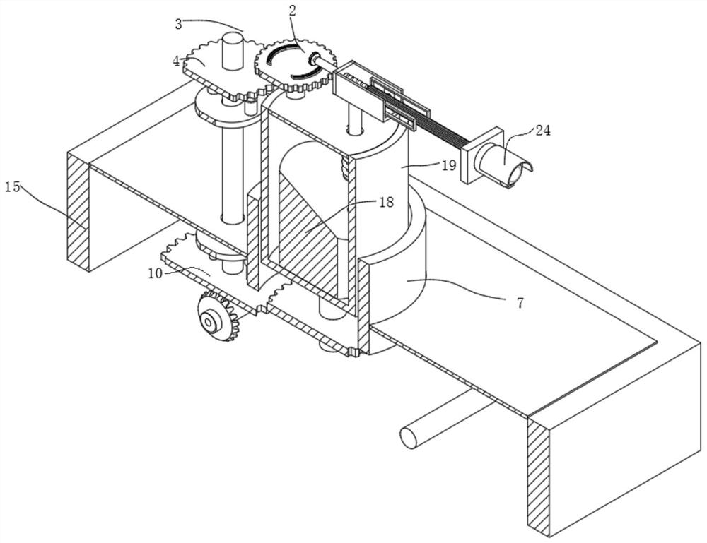 Automatic following shot machine for outdoor special effect cinematography