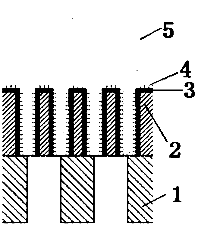 Oil-water separation composite filter material and preparation method thereof