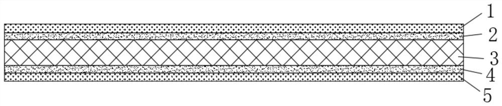 Fully-degradable high-barrier co-extrusion bag and preparation method thereof