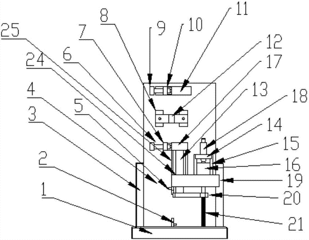 Micro-nano nozzle drawing-forging device and method integrating drawing and forging