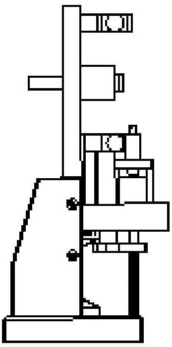 Micro-nano nozzle drawing-forging device and method integrating drawing and forging